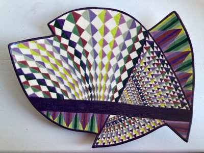 Purple fish platter