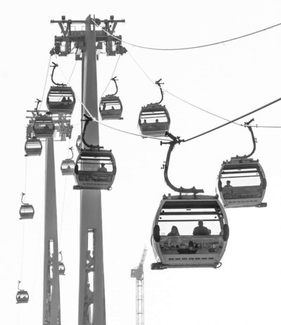 Emirates airline cable cars