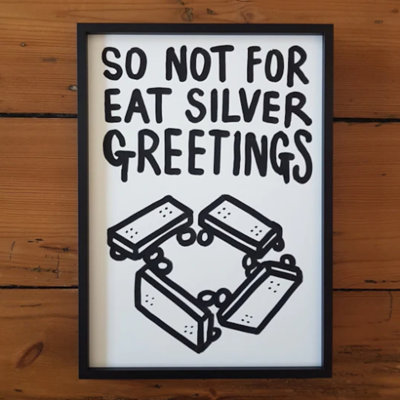 Dave Green - So Not For Eat Silver Greetings