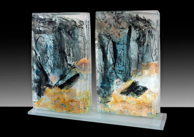 Glacial Collapse (diptych)