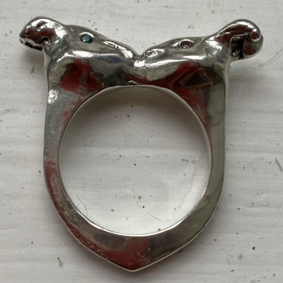Kochi Okada - Final piece, polished cast silver ring